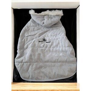 Boots & Barkley Gray Size Large Hooded Dog Vest.